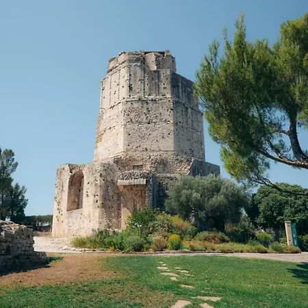 L'horloge De L'ecusson Nîmes